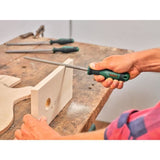 Bosch Set de 5 limes (limes ronde/demi-ronde/plate/triangulaire/carrée  acier au carbure dur  course moyenne 2  Softgrip)