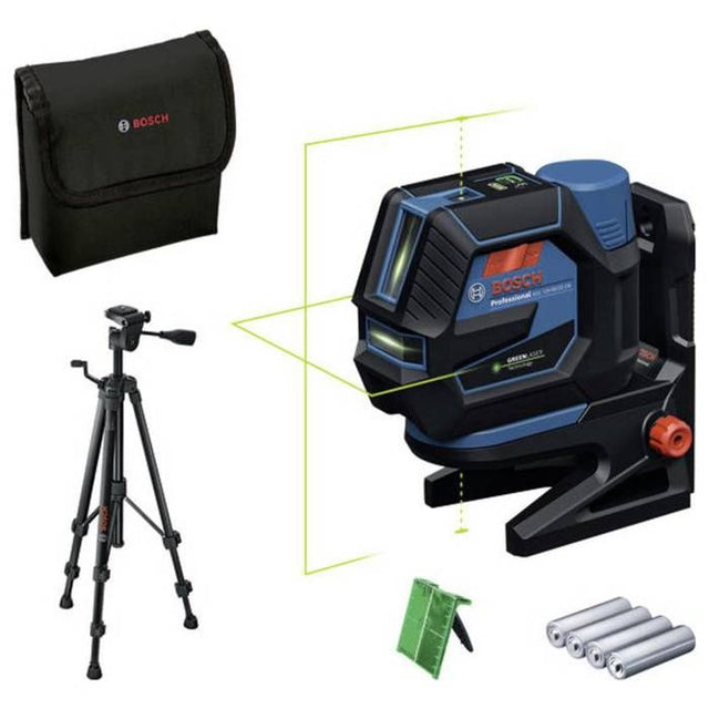 Bosch Professional laser combiné GCL 12V-50-22 CG (jusqu'a 50m, Dual Power, support RM20, 4 piles 1,5V, housse,  Trépied BT 150)