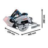 Scie circulaire sans fil BOSCH PROFESSIONAL - GKS 18V-68 G - 18V - 190mm - Coffret + Butée parallele + lame + calage