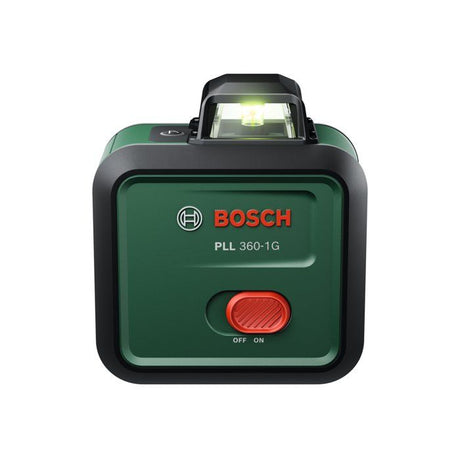 Laser lignes BOSCH - PLL 360-1 G - Avec un manuel d'utilisation, housse de protection, batterie Li-ion