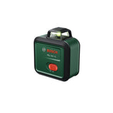 Laser lignes BOSCH - PLL 360-1 G - Avec un trépied TT120, une housse de protection, un manuel d'utilisation et des piles