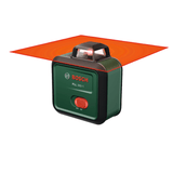 Laser lignes BOSCH - PLL 360-1 - Avec trépied TT120, une housse de protection, un manuel d'utilisation et des piles