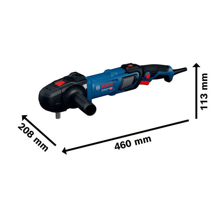 Polisseuse rotative BOSCH PROFESSIONAL - GPO 14-180 S - 1400W - 180 mm - Poignée en D + poignée auxiliaire