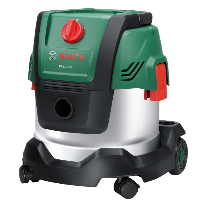Aspirateur universel BOSCH - PAS 15-220PRS - 1300W - 65 l/s - Réservoir 15L - 220 mbar