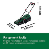Tondeuse électrique sans fil + batterie 4Ah + chargeur - Bosch - ROTAK18V-32 - 06008B9P00 - 18V - 32cm de coupe