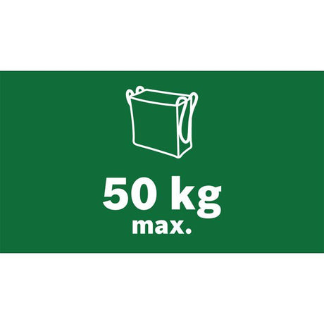 Sac de collecte BOSCH - 50L - Pour collecte de déchets de jardin