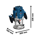 Défonceuse BOSCH PROFESSIONAL - GOF 20-12 L - 2000W - 16mm - Avec accessoires