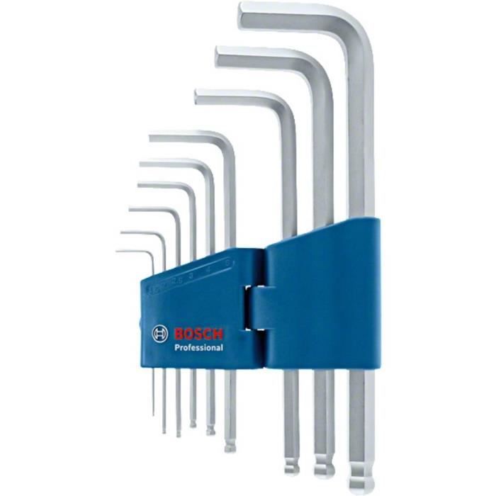 Bosch Professional - Set de 9 clÈs m‚les pour vis a six pans creux