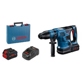 Perforateur SDS-Max Bosch Professional Biturbo 18V-36C GBH + 7J +  2 batteries Procore 5,5Ah + chargeur + Coffret - 0611915003