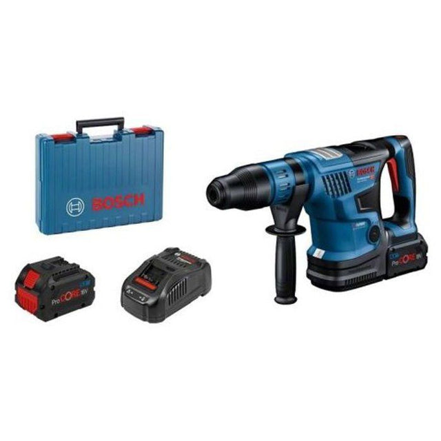 Perforateur SDS-Max Bosch Professional Biturbo 18V-36C GBH + 7J +  2 batteries Procore 5,5Ah + chargeur + Coffret - 0611915003