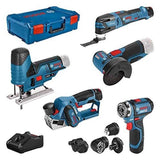 Kit 5 Outils - BOSCH PROFESSIONAL - COMBO KIT 12V - 5 Outils Sans Fil - 3 Batteries - Chargeur Rapide