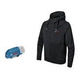 Veste chauffante Bosch Professional GHH 12+18V XA + GAA 12V-21 (sans batterie ni chargeur) Taille XL - 06188000ET