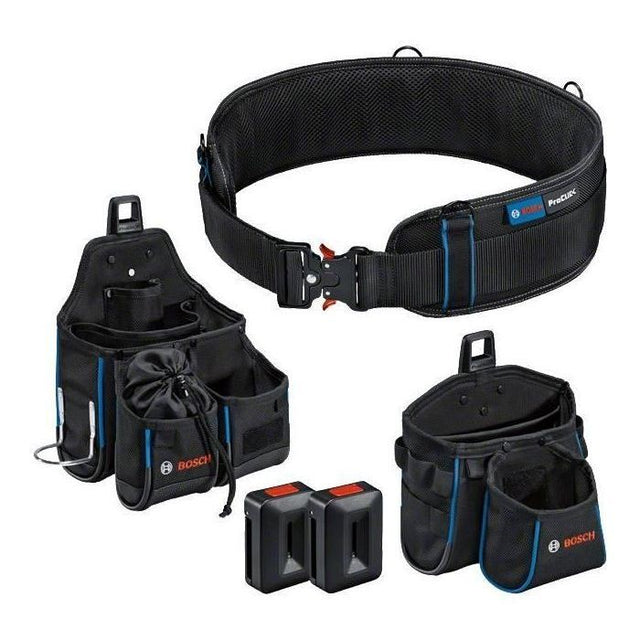 Combi-kit Outils - BOSCH PROFESSIONAL - Ceinture 93 - 2 Sacoches GWT 2 et GWT 4 - ProClick Holders - Taille S/M