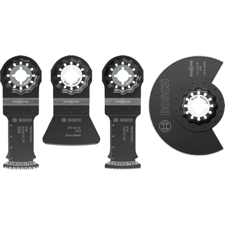Coffret de 4 lames BOSCH PROFESSIONAL - Flooring and Fitting - Pour outils oscillants multifonctions