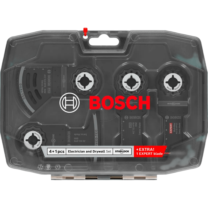 Coffret Électriciens et Plaquistes BOSCH PROFESSIONAL - 5 pcs - Lames oscillantes pour outils multifonctions