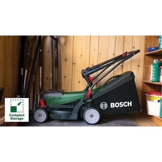 Bosch Tondeuse UniversalRotak 37-550 - avec 2 Batteries 4,0 Ah et Chargeur