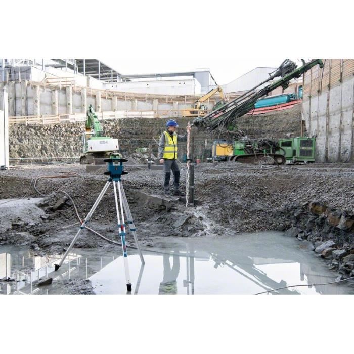 Laser rotatif Bosch Professional GRL 650 CHVG avec piles, cellule de réception, support de fixation, en L-Boxx - 0601061V01