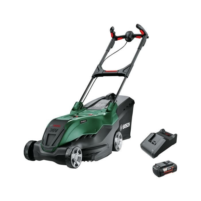 Tondeuse sanf il 36V Bosch - AdvancedRotak 40-650 (1 700 W  Largeur de Coupe : 40 cm) + batterie chargeur