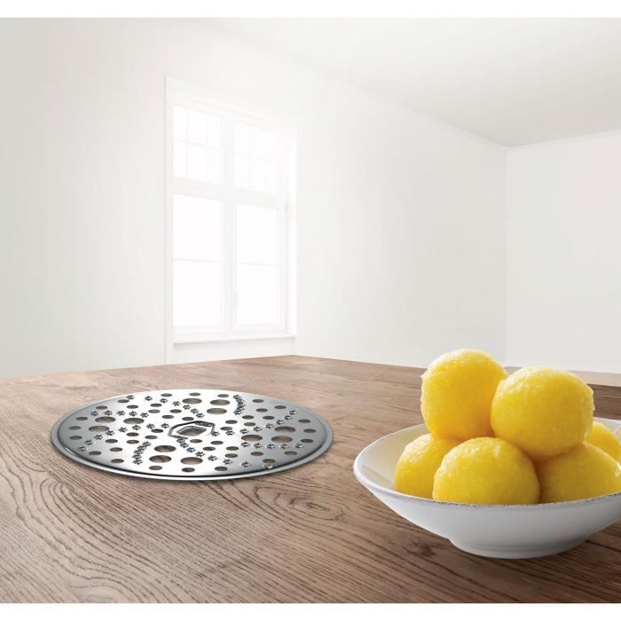 Accessoire disque inox pour r‚per - BOSCH - MUZ45RS1 - Compatible avec robots p‚tissiers MUM4, MUMS2, MUM5 et MUM SÈrie 4