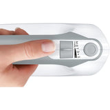 Batteur ErgoMixx 450 W - BOSCH MFQ36400 blanc/gris - 5 vitesses+turbo - 2 fouets inox - 2 crochets pÈtrisseurs inox -