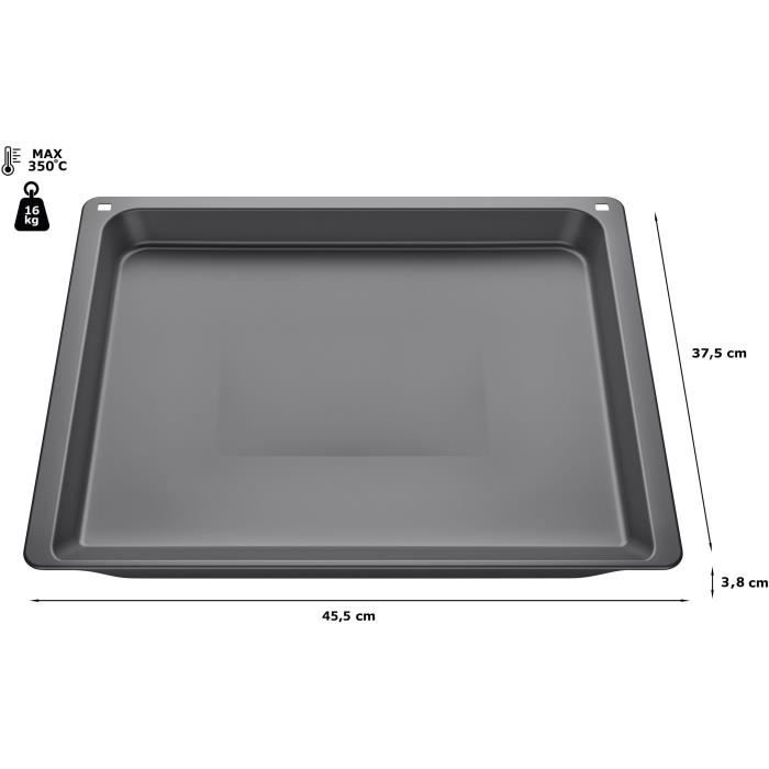 Lechefrite profonde - BOSCH - HEZ632070 - 38 x 45,5 x 37,5 cm - Anthracite émaillé