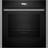 Four ecoclean Slide&Hide -NEFF  N70 - B54CR31N0F - Noir - 14 modes de cuisson - 59,5 x 59,6 x 54,8 cm