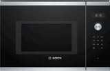 Micro-ondes encastrable - BOSCH Série 6 - BFL554MS0 - Noir / Inox - 59,4 x 38,8 x 38,3 cm