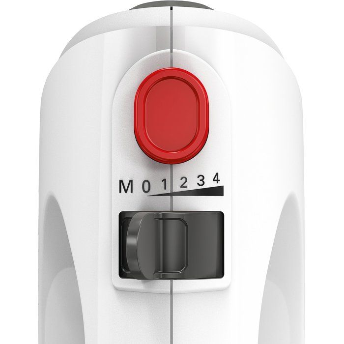 Batteur électrique - BOSCH - MFQ2600G ErgoMixx - 375 W - 4 vitesses + turbo - Blanc / Gris