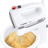 Batteur électrique - BOSCH - MFQ2600G ErgoMixx - 375 W - 4 vitesses + turbo - Blanc / Gris