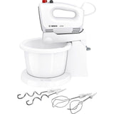 Batteur électrique - BOSCH - MFQ2600G ErgoMixx - 375 W - 4 vitesses + turbo - Blanc / Gris