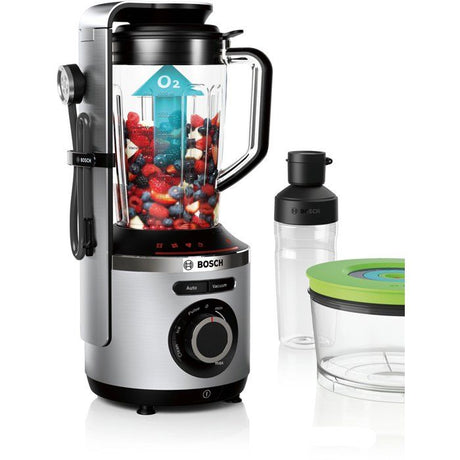 Blender sous vide 2-en-1 - BOSCH - VitaPower Série 8 MMBV625M - 1000 W - Inox / Noir