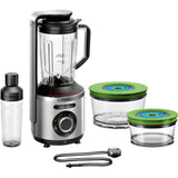Blender sous vide 2-en-1 - BOSCH - VitaPower Série 8 MMBV625M - 1000 W - Inox / Noir