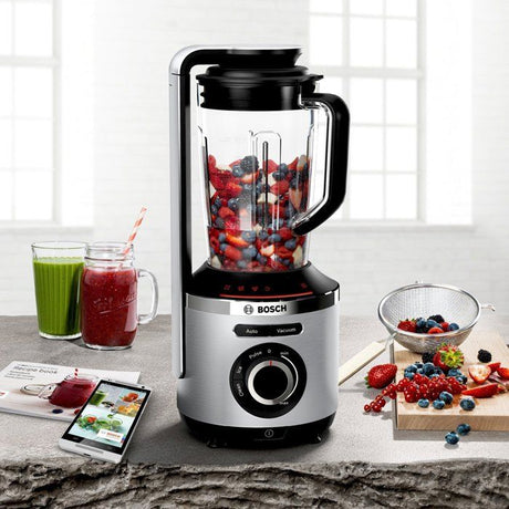 Blender sous vide 2-en-1 - BOSCH - VitaPower Série 8 MMBV625M - 1000 W - Inox / Noir