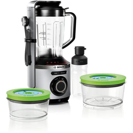 Blender sous vide 2-en-1 - BOSCH - VitaPower Série 8 MMBV625M - 1000 W - Inox / Noir