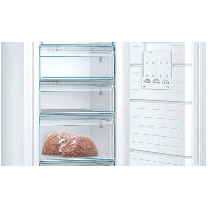 BOSCH GSN58VWEV - Congélateur armoire - 365L - Froid ventilé - L 70 x H 191 cm - Blanc
