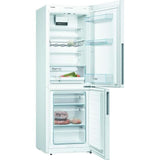 BOSCH KGV33VWEAS - RÈfrigÈrateur congÈlateur bas - 286L (192+94) - Froid brassÈ low frost - L 60cm x H 176cm - Blanc