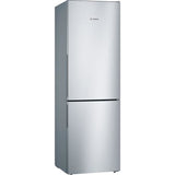 BOSCH KGV36VLEAS - RÈfrigÈrateur congÈlateur bas-307 L (213+94 L)-Froid brassÈ - L 60 x H 186 cm - Inox