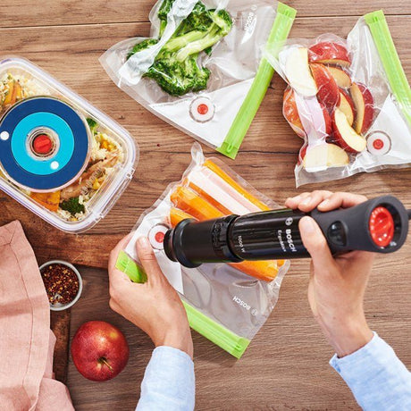 Mixeur plongeant - BOSCH - MS6CB61V1 ErgoMixx - 1000 W - 12 vitesses + turbo - Bol mixeur - Pompe sous vide - Noir