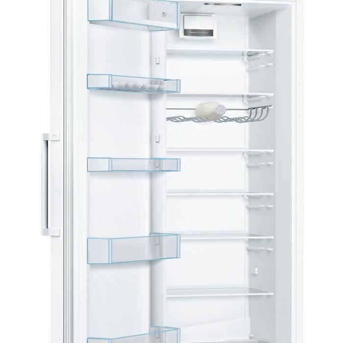 BOSCH KSV36VWEP - RÈfrigÈrateur 1 porte - 346 L - Froid brassÈ - L 60 x H 186 cm - Blanc