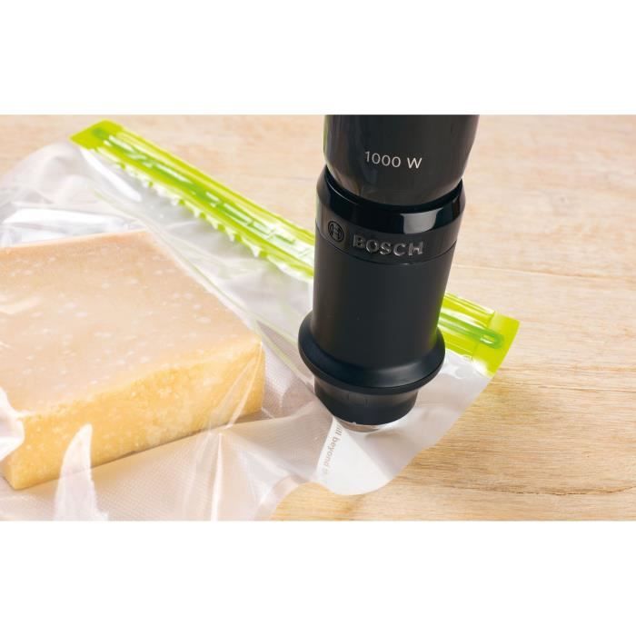 Sacs de congélation - BOSCH - MSZV0FB1 - Lot de 3 - 1,2 L - Fermeture a glissiere sous vide