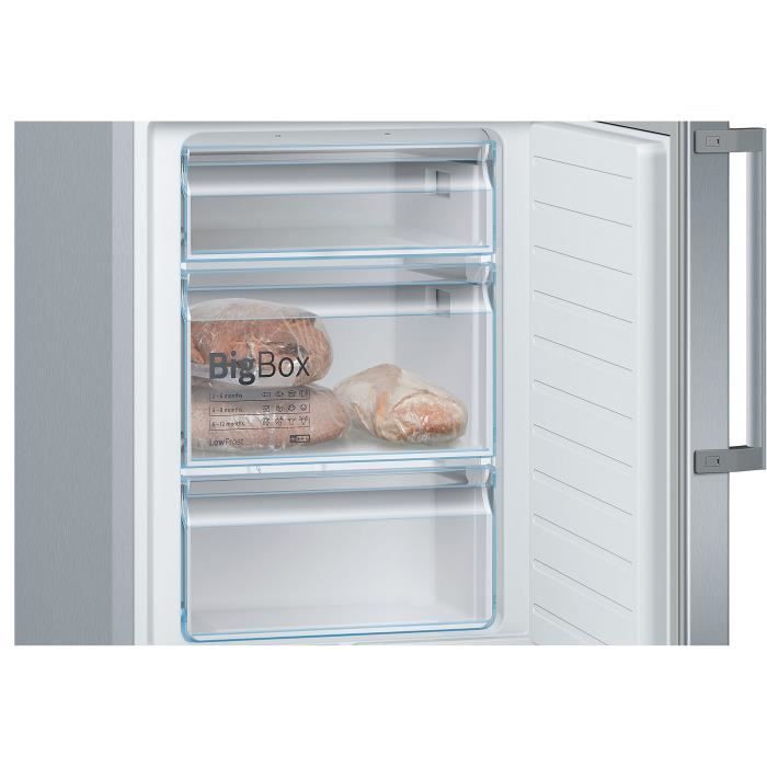 Réfrigérateur congélateur BOSCH - KGE398IBP - 343L