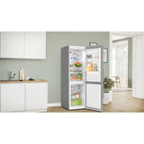 Réfrigérateur combiné BOSCH KGN367ICT SER4 - Classe C - Capacité 321L - H186 x L60 x P66,50 cm - Inox