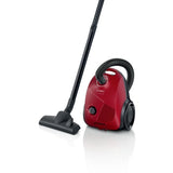 Aspirateur traÓneau BOSCH BGBS2RD1 - 600 watts - 8M - 80 Db - sac 3,5L - Rouge