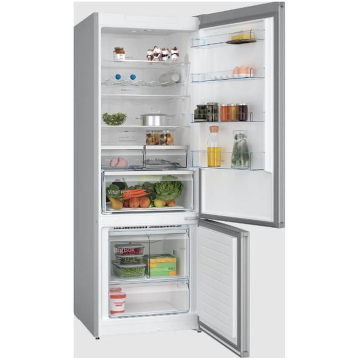 Réfrigérateur combiné - BOSCH - KGN56XLEB - Classe E - 508L - 193 x 70 x 80 cm - Inox