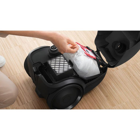 Aspirateur Traineau avec sac - BOSCH BGLS2BA1H Serie 2 - 600 W - Capacité du sac 3,5L - Filtre microfiltre lavable