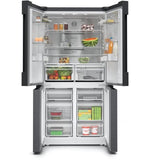 Réfrigérateur combiné - BOSCH SER4 - KFN96AXEA - Multi-portes - Classe E - 605 L - 183 x 90,5 x 73,1 cm - Acier brossé