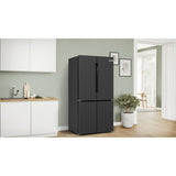 Réfrigérateur combiné - BOSCH SER4 - KFN96AXEA - Multi-portes - Classe E - 605 L - 183 x 90,5 x 73,1 cm - Acier brossé