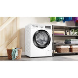 Lave-linge hublot BOSCH WUU28T18FR SER6 - 8 kg - Induction - L60cm - 1400 trs/min - Classe A - Vapeur - Blanc