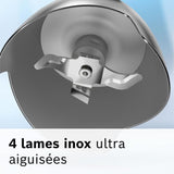 Mixeur plongeant - BOSCH - MSM4W221 - 600 W - 4 lames aiguiseés - Bol mélangeur - Mini hachoir - Fouet - Engrenage céramique