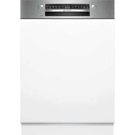 Lave-vaisselle semi-encastrable BOSCH SMI2HTS02E SER2 - 13 couverts - Induction - L60cm - 46 dB - Acier Brossé